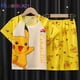thumbnail image 2 of Conjunto de pijama de dibujos animados de Pikachu para niños y niñas, ropa de dormir de manga corta de Pokémon, Jersey, ropa de dormir para el hogar, Verano qym unisex, 2 of 2
