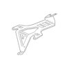 Genuine OE Audi ECM Bracket - 7L0-907-649-C