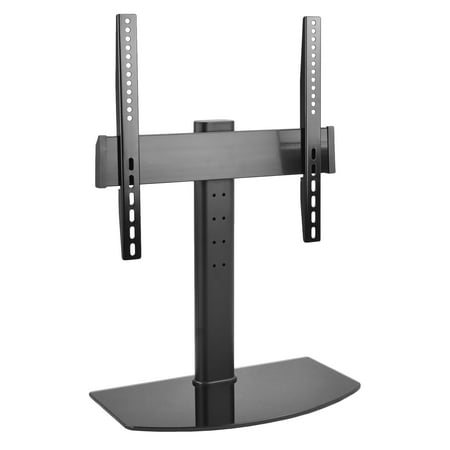 VIVO Universal LCD Flat Screen TV Table Top Stand w/ Glass Base / for 32" to 47" T.V. (STAND-TV00K)