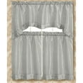 thumbnail image 2 of Bermuda Ruffle Kitchen Curtain Tier Set, 2 of 5