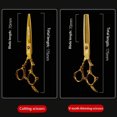 thumbnail image 2 of Hair Cutting Scissors Thinning Shears Kit 6.0 Inch Professional Hair Cutting Scissors Light And Sharp Dragon Handle Scissors For Women Men, 2 of 6