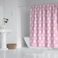 thumbnail image 5 of Pink Cute French Bulldogs Shower Curtain 72"x72" ,Bathroom Decorative Shower Curtains Set with 12 Hooks,Modern Waterproof Washable Shower Curtain, 5 of 5