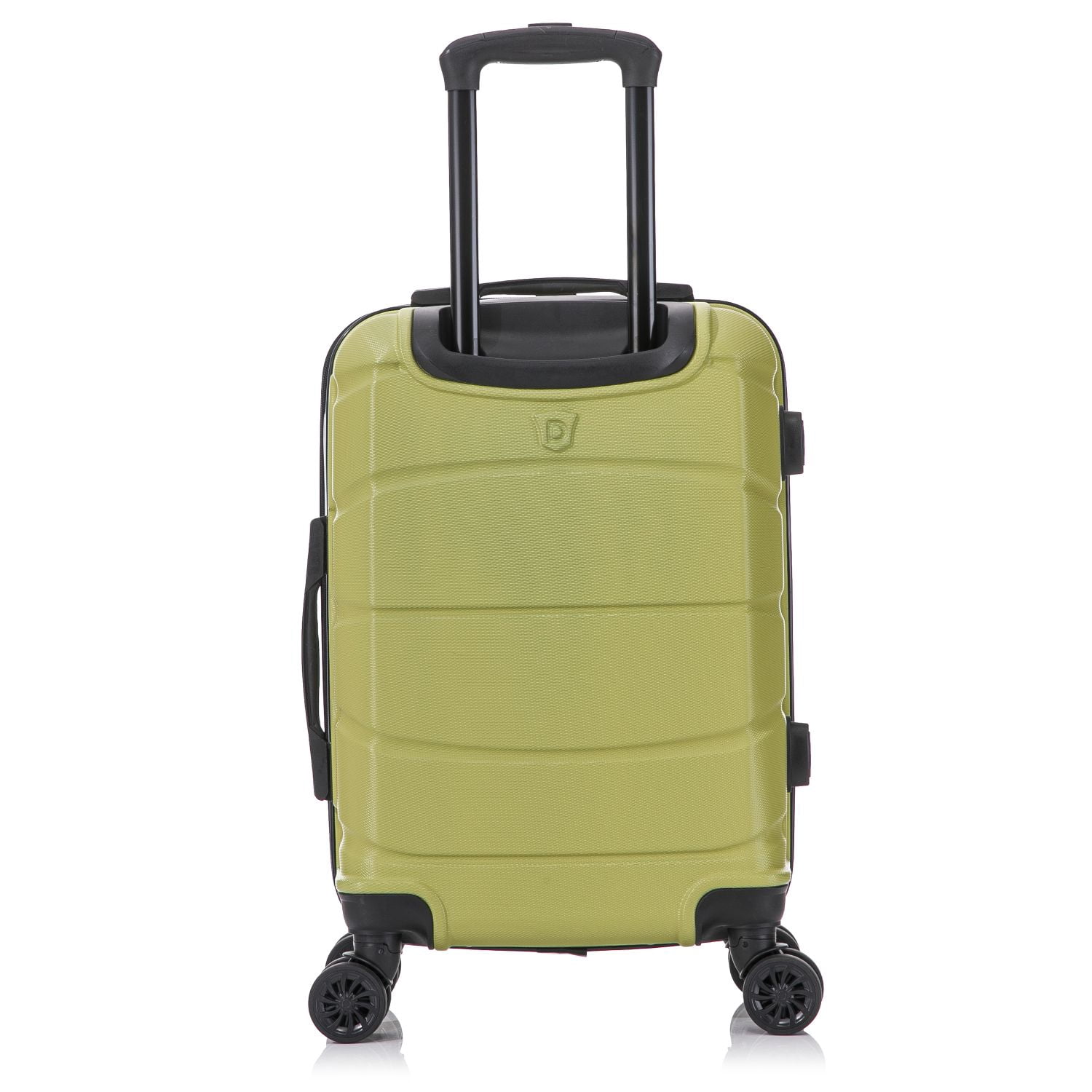 DUKAP SENSE 20" Hardside Lightweight Carry On Luggage with Spinner Wheels, Handle and Trolley, Green