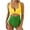 Green, variant on Uaswgudfs Womens Swim One-Piece Swimsuit with Plunge Neckline and Cutout Waist Detail - Stylish and Form-Fitting Bathing Suit for Beach Coffee XL