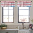 thumbnail image 3 of LALILO Kitchen Curtain Valance Watercolor Ethnic Tribal Rod Pocket Window Curtain 52"x 18" Set of 2, 3 of 5