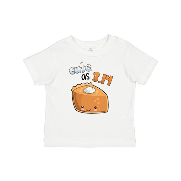 Inktastic Cute As 3.14 Pi Day Pumpkin Pie Pun Boys or Girls Baby T-Shirt