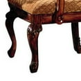 thumbnail image 5 of Arm Chair with Fabric Seat and Crown Top, Set of 2, Brown, 5 of 5