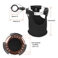 thumbnail image 3 of FYUU Adjustable Motorcycle Cup Holder Handlebar Mount For ATV Bike Kayak Canoe, 3 of 5