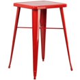 thumbnail image 1 of Flash Furniture 28" Square Metal Bar Table in Red, 1 of 9