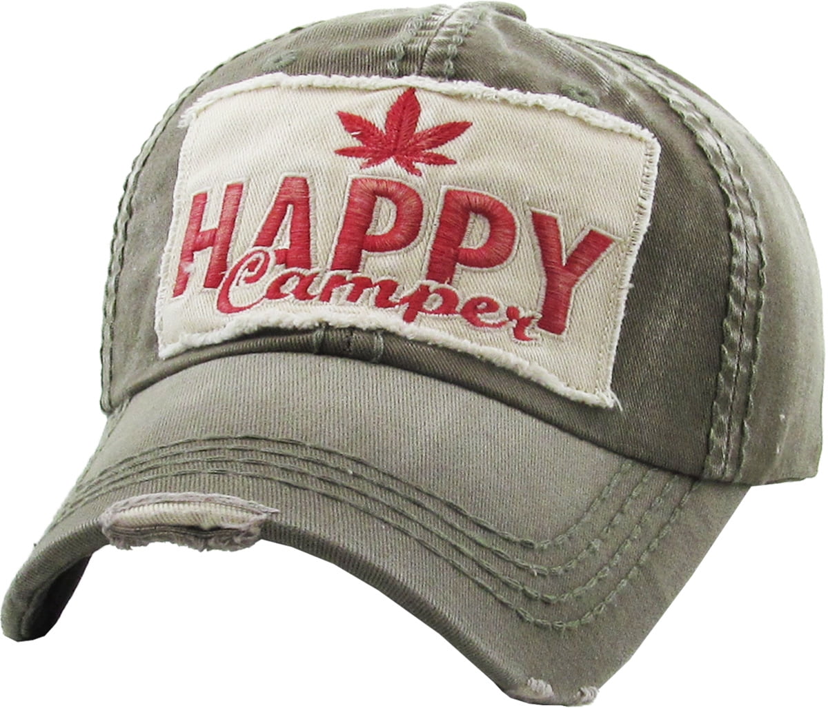 Leaf Happy Camper Vintage Ballcap One 