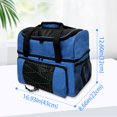 thumbnail image 3 of Bolsa Soporte para bolsa de bolos con compartimentos acolchados Espacio adicional para 1 par de bolos Durable Fácil de instalar Fácil de usar, 3 of 5