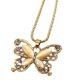 thumbnail image 5 of Colgante de rosa joyería larga para mujer moda ópalo collar con cadena y charm dorado, 5 of 8