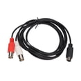 thumbnail image 2 of Cable MINIDI Pinto BNC, MINI DIN 4 pines MINIDI Pin Maleto BNC Cable hembra MINIDI PIN Maleto BNC hembra Cable divisor en Y Altamente recomendado, 2 of 8