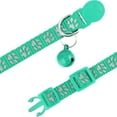 thumbnail image 4 of Taglory 2 Pack Cat Collar with Bell, Breakaway Reflective Collar, Adjustable 7.5"-12.5", Turq, 4 of 7