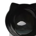 thumbnail image 7 of 15 degree Tilted Elevated Cat Bowls Feeding Station with Stand Non Slip Raised Dish Water Food Bowls for Indoor Cats, Small Medium Large Dog, Kitty Bowl Black, 7 of 7