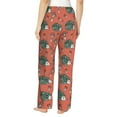thumbnail image 3 of Daiia Hedgehog Mushroom Women's Sleep Pant with Pockets and Drawstring,Pajama Pants-XX-Large, 3 of 9
