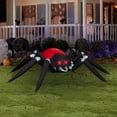 thumbnail image 3 of 14 Ft. 6 Airblown Blowup Inflatable Black & Red Spider with Fire & Ice Projection Halloween Outdoor Yard Decoration, 3 of 3