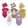 thumbnail image 1 of Kit 5 PaÃ±aleros Animalito Kiss Osita, Ratona, Buas, Abeja Talla 6 Meses Kiss Ropa de ReciÃ©n Nacido, 1 of 7