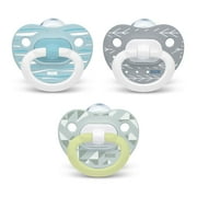 NUK Orthodontic Pacifier, 3-Pack, 18-36 Months, Assorted Colors