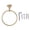 Silver, variant on LAZIOEGR Round Wall Mounted Bath Towel Ring Copper Hand Shower Towel Holder Rack for Bathroom Heavy Duty Rust Resistant Easy Installation, Bronze Finish, 10.5 oz / 299 g, 7.87 inches / 20 cm