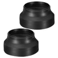 thumbnail image 1 of Unique Bargains 77mm Camera Lens Hood, 2Pcs Rubber Collapsible Lens Protector, Black, 1 of 7