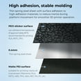 thumbnail image 4 of Printing Platform,Heated Bed With Heat Dual-sided Kit Pei Model Handles Model Removal K1 Max Soft Sticker) Kit Soft Matte Pei Peo Matte Steel Plate Resistance Creality Matte, 4 of 6