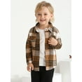 thumbnail image 4 of GYRATEDREAM Boys Long Sleeve Flannel Plaid Shirt Button Down Thick Shirts 6M-4T, 4 of 13