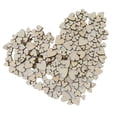 thumbnail image 4 of 100pcs Sewing Craft Wooden Buttons holes wooden Heart-shaped Design Buttons without Hole, 4 of 5