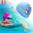 thumbnail image 2 of Unique Bargains 1 Pc Silicone Cartoon Dinosaur Swim Cap Lake Blue, 2 of 6