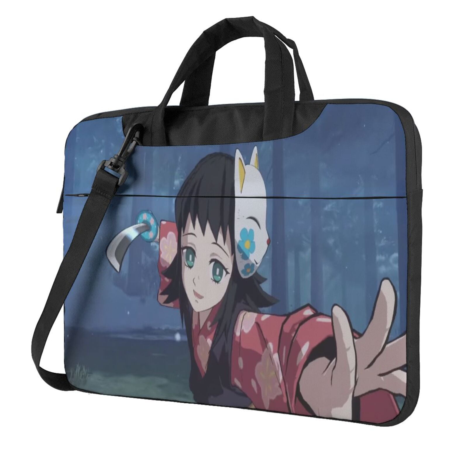 Demon Slayer Laptop Sleeve Case Bag with Outside Handle 15.6 Inch 