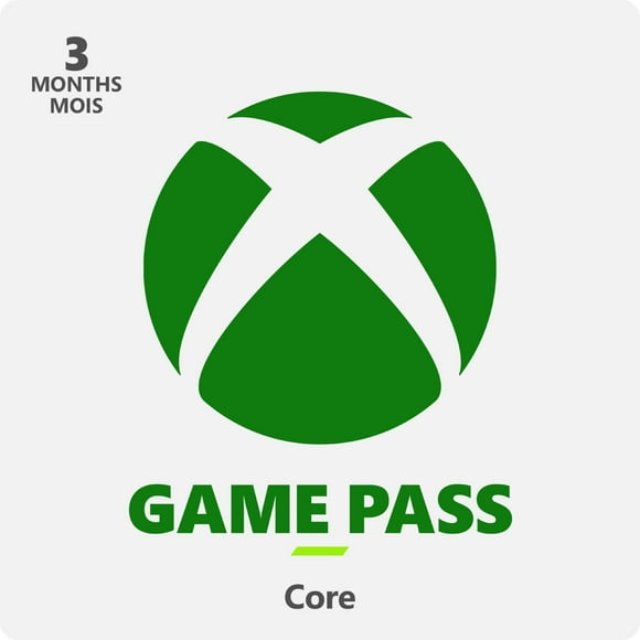 Xbox Game Pass Core - 3 Month Membership - Xbox Series X|S, Xbox One (Digital Code)