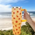 thumbnail image 2 of 40 oz Fall Tumblers with Handle and Straw, Pumpkin 40oz Stainless Steel Vacuum Insulated Travel Coffee Mug Cup Water Bottle, Thanksgiving Autumn Decor Stuff Accessories Gifts for Women, 2 of 6