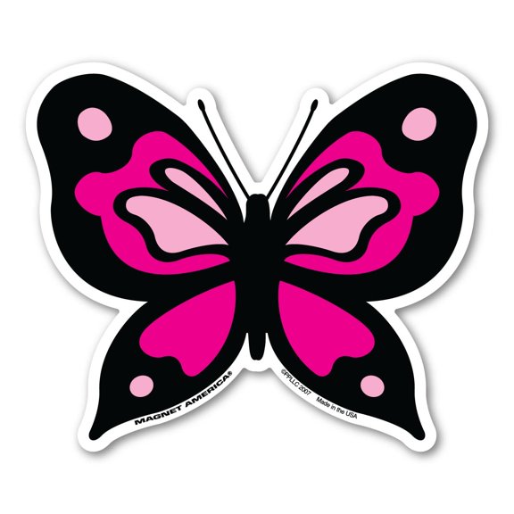 Pink Butterfly Magnet