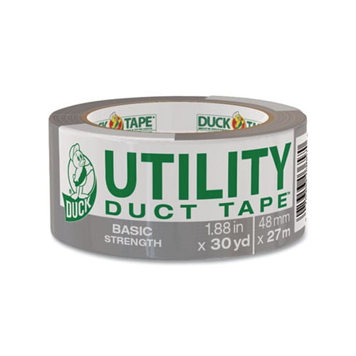 Basic Strength Duct Tape 3" Core, 1.88" x 30 yds, Silver