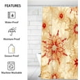 thumbnail image 2 of Funny Christmas Pattern Shower Curtain for Bathroom Shower Curtain Set with 12 Hooks Waterproof Fabric Bath Curtain for Bathtub Restroom Decor, 72 X 72 in, 2 of 6