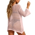 thumbnail image 4 of Crochet Cover Up for Women Mesh Hollow Out Bikini Cover Ups for Swimwear Summer Swimsuit 2026, 4 of 7