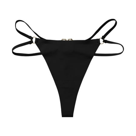 

CAICJ98 Womens Underwear Womens Mid Waist And Abdomen Sports Breathable And Raise The ButtocksPure Brief Panties Black