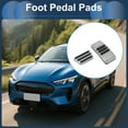 thumbnail image 2 of Accesorios Únicos 2 Pcs Almohadillas de Pedal Automático de Pie Cubiertas de Pedal Acelerador para Ford Mustang MACH-E 2021-2023 Acero Inoxidable Tono Plateado, 2 of 6