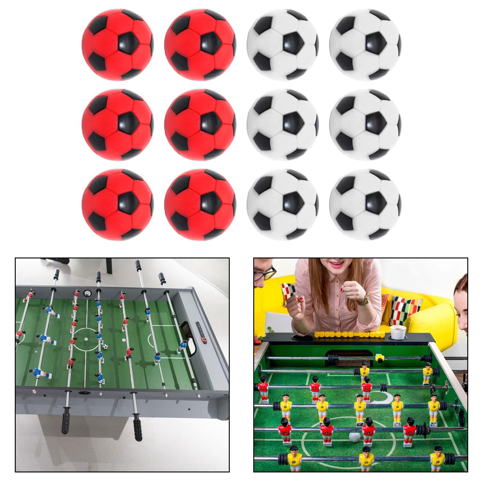 Pack De 12 Pelotas De Futbolín De 28 Mm - Oficiales, De Material HIPS Resistente, Para Repuesto O Juego Extra