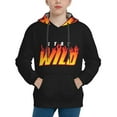 thumbnail image 4 of Ben Azelart Stay Wild Kids' Hoodie 3d Print Sweatshirt Soft Pullover Hooded With Big Pockets For Boys Or Girls Small, 4 of 8
