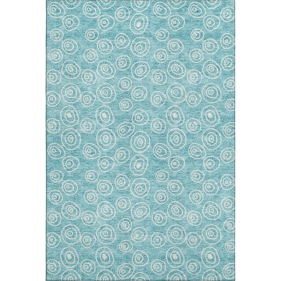 Dalyn Rugs Premium Machine Washable Mayfield AMF728 Teal 8' x 10' Rug