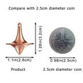 thumbnail image 2 of Creative Decor Great Accurate No Resistance Mini Magic Gyro Toys Spinning Top Gyroscope RED BRONZE, 2 of 8