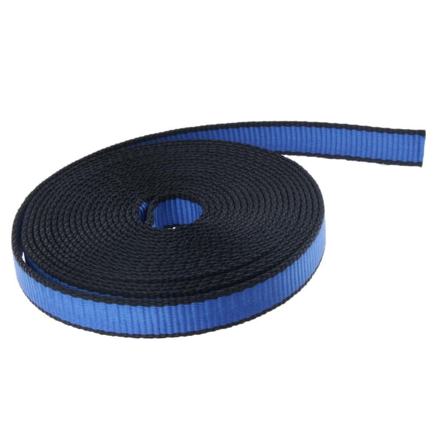 Correa Protectora De Tejido De Nylon De Resistencia Para Escalada En Roca, Montañismo, Techos, Arbolista De árboles, Descendente, Senderismo azul