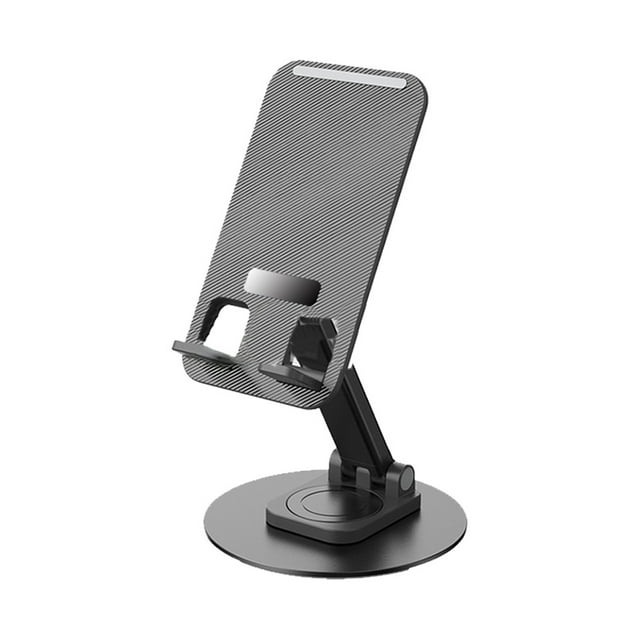 Support de Téléphone Pliable Réglable en Alliage d'Aluminium pour Bureau Tablette Diffusion en Direct & Usage Domestique