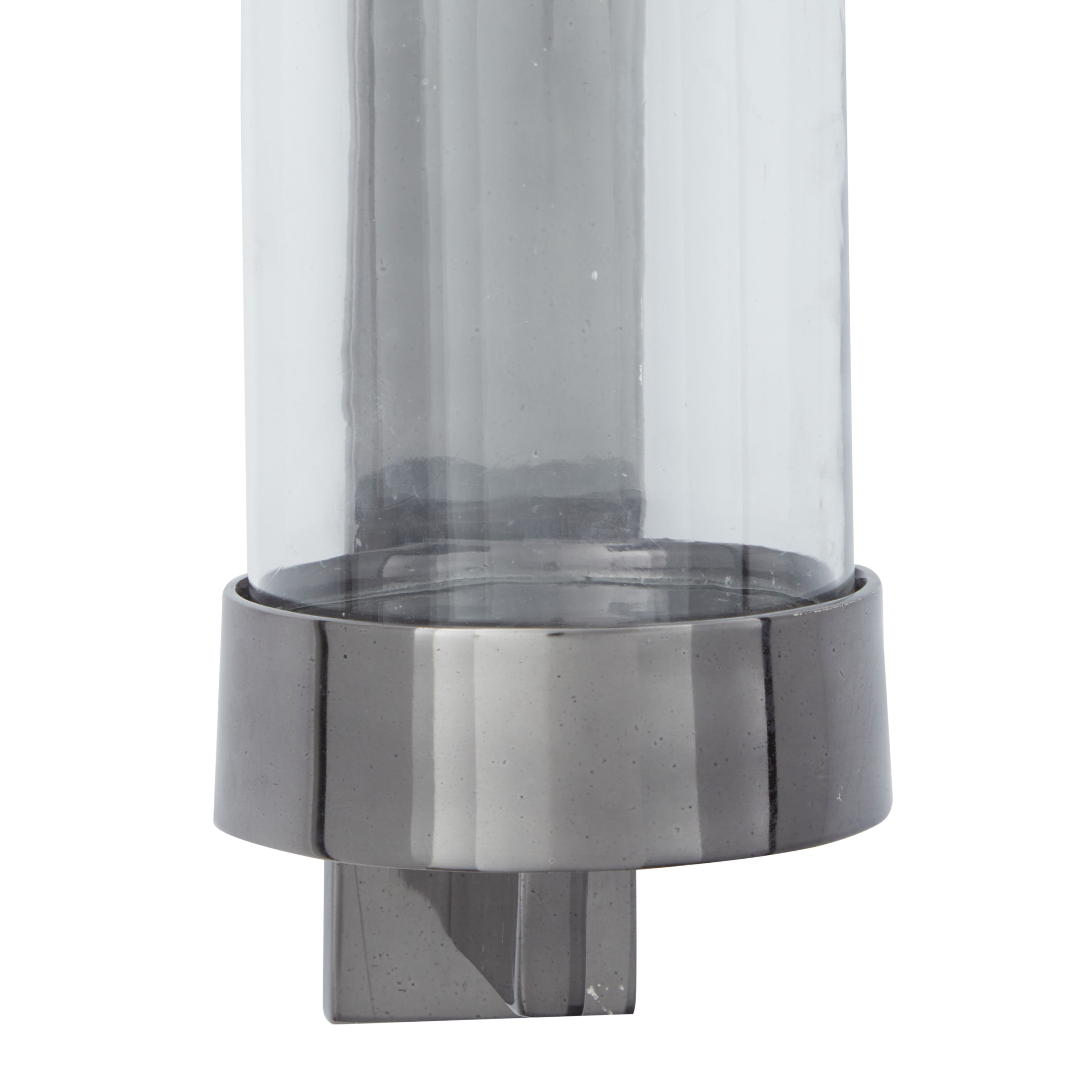 DecMode Gray Aluminum Wall Sconce