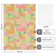 thumbnail image 2 of 2 Pcs Pioneer Flower Floral Print Pattern Kitchen Towels, Funny Microfiber Dish Towel Set, 18" X 26" Tea Towels, 2 of 6