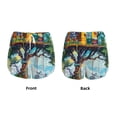 thumbnail image 3 of Hirioo Whimsical Treehouse Painting for Women's Double Layer Athletic Shorts High-Performance Gym Shorts with Inner Pocket, Elastic Waistband-Small, 3 of 7