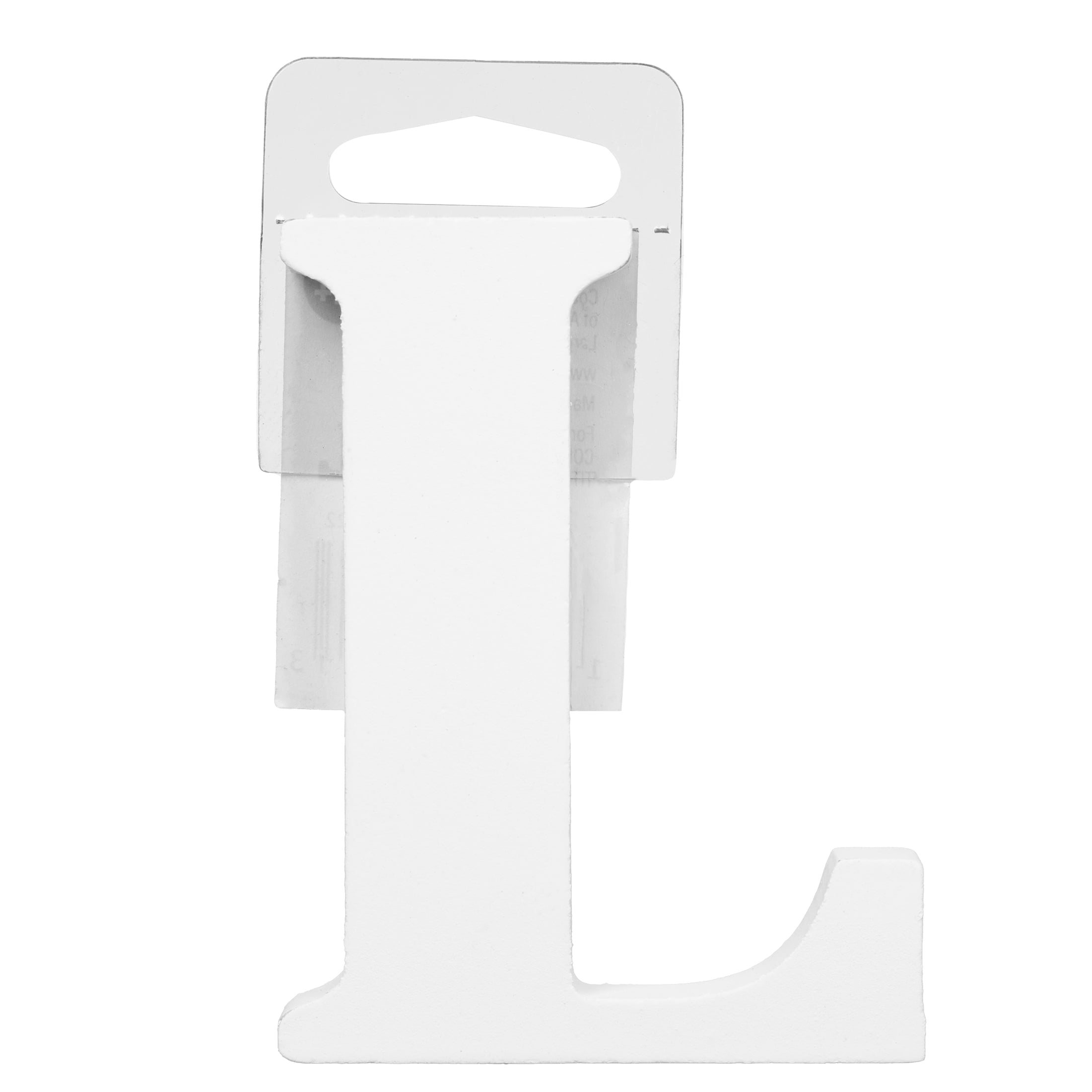 Hello Hobby 3" White Wood Letter L