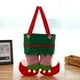 thumbnail image 3 of Botas de elfo a rayas navideñas, bolsa de regalo para dulces, relleno de medias, decoración para fiesta de Navidad, 3 of 7