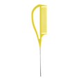 thumbnail image 1 of Peine de Cola Metal Pin Tail Zulema para Estilizar Peluquería Amarillo 26.3x5.5cm, 1 of 8